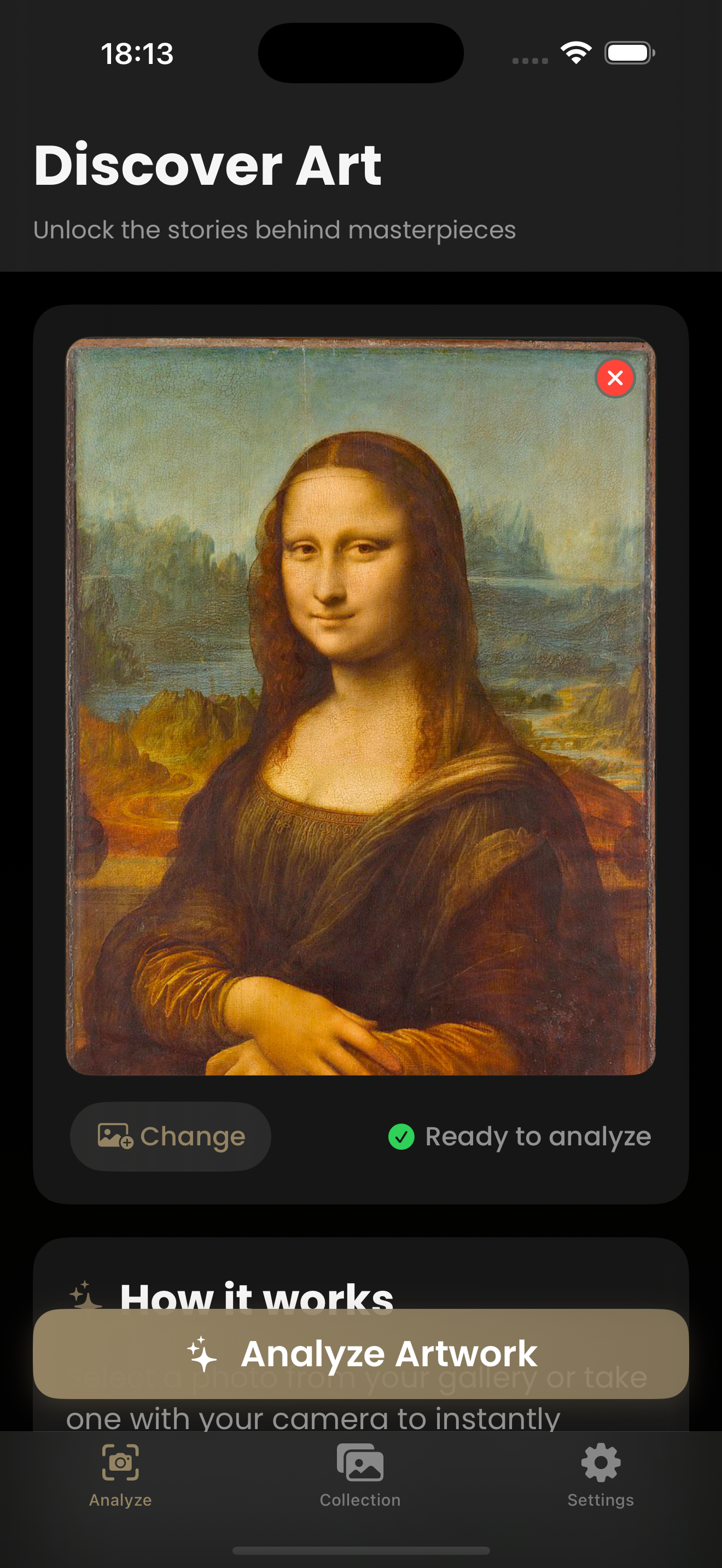 MuseumAI Home Screen